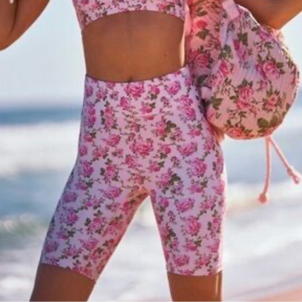 LoveShackFancy x Bandier shorts, S